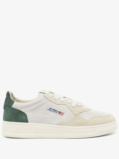 Tenis Medalsit Gamuza Beige/Verde
