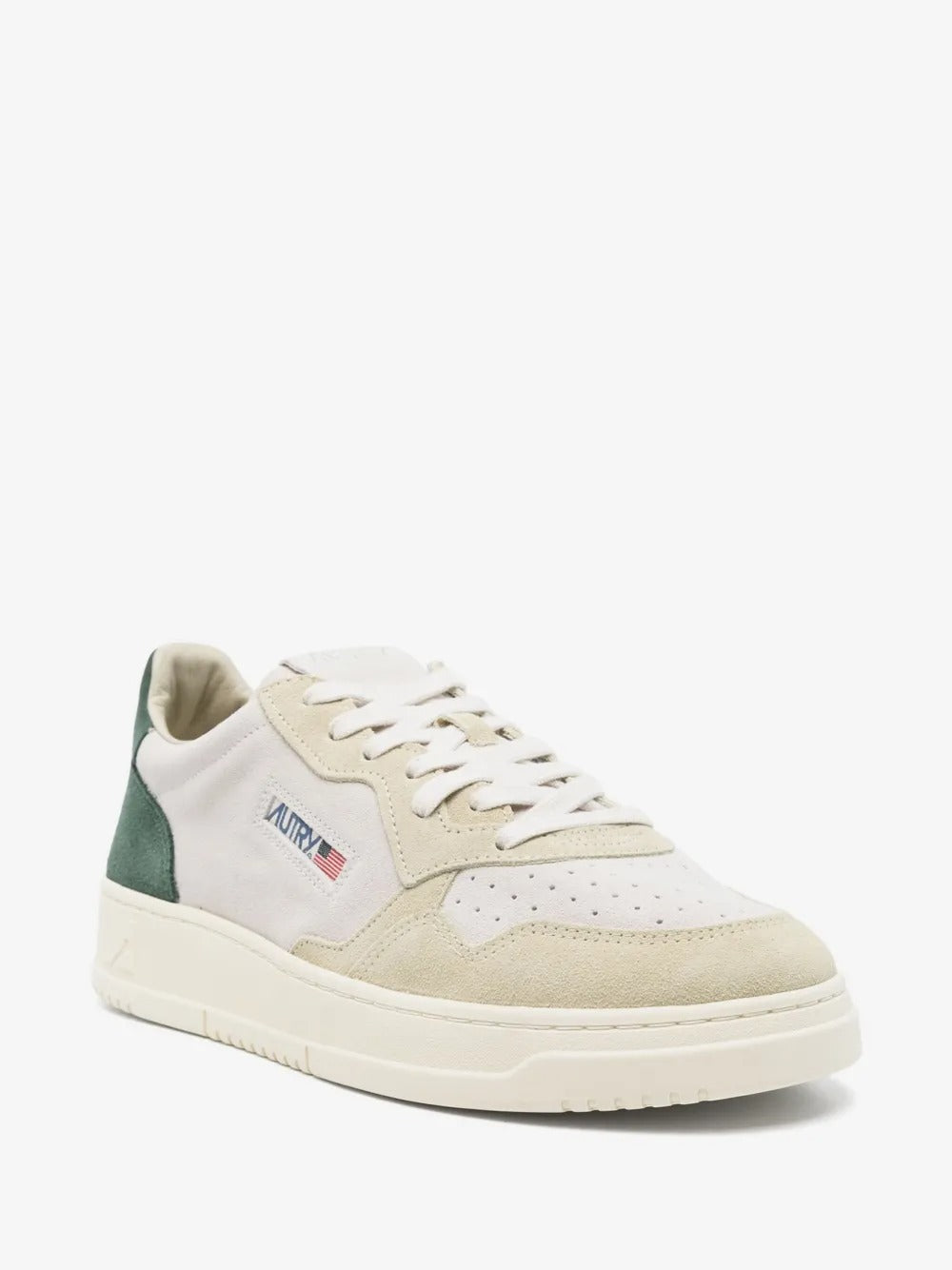 Tenis Medalsit Gamuza Beige/Verde