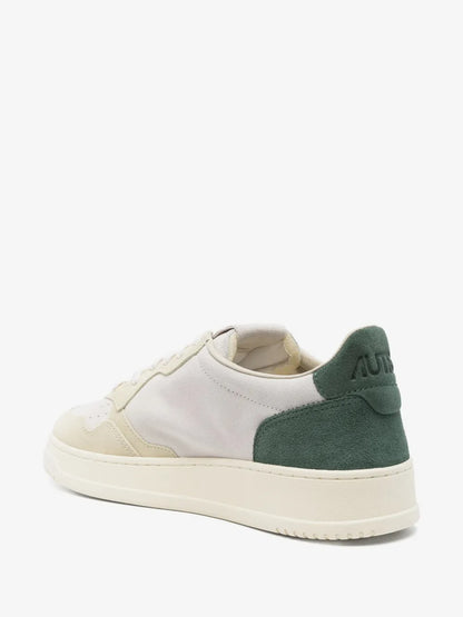 Tenis Medalsit Gamuza Beige/Verde