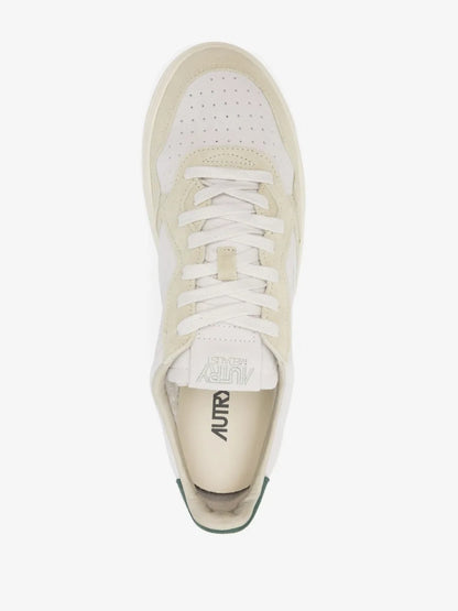 Tenis Medalsit Gamuza Beige/Verde